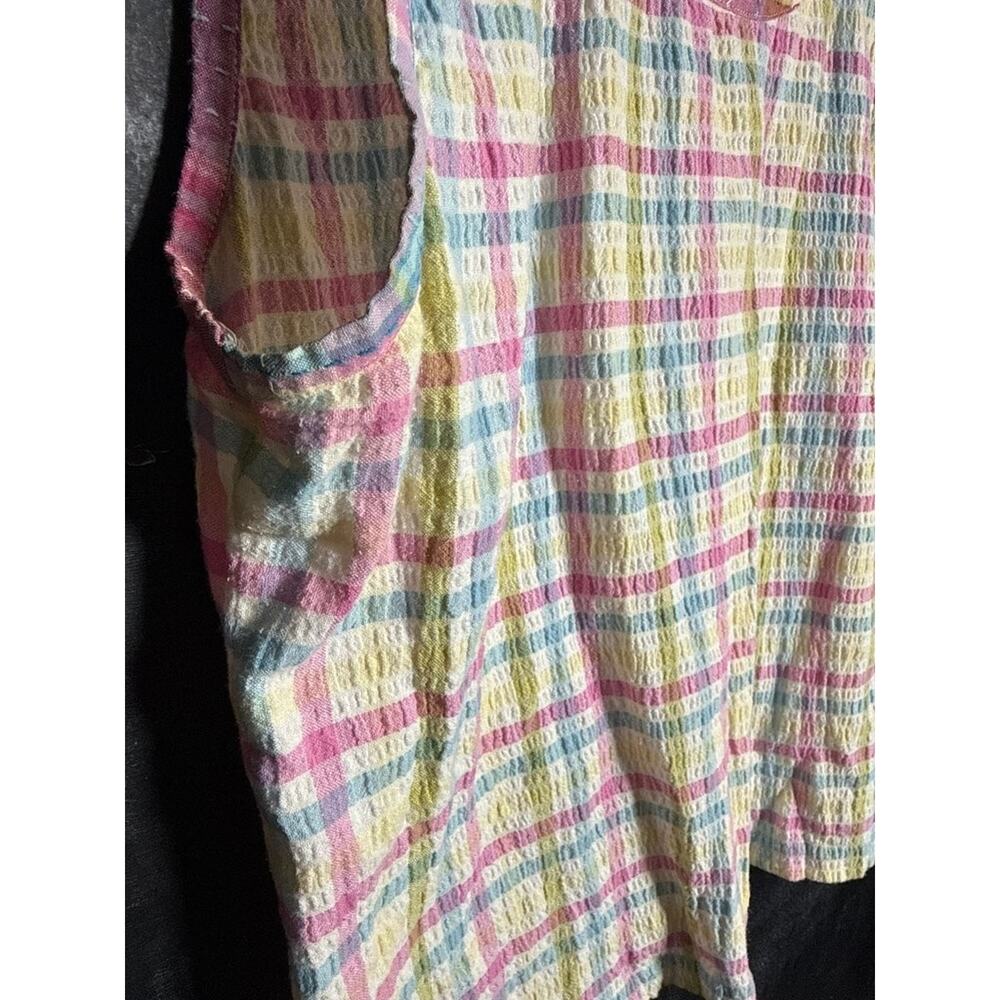 Lemon Grass Studio Sleeveless Plaid Top - Picture 4 of 5